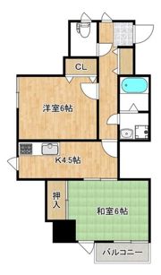 プラーズ追分の間取り画像