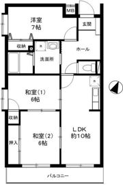 ヴェルジェ山口の間取り画像