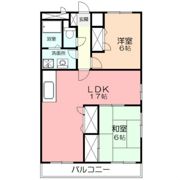 ソレイユ楠の間取り画像