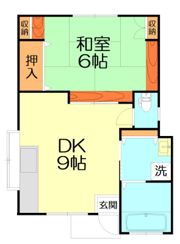 前川貸家の間取り画像
