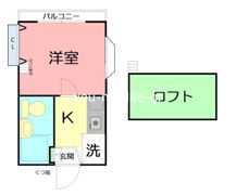 エクレールK－6の間取り画像