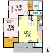 エミエール東成瀬の間取り画像
