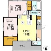 エミエール東成瀬の間取り画像