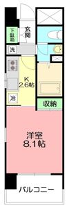 コンソラーレ本厚木の間取り画像