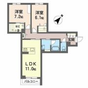 バンクサワーIの間取り画像