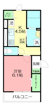 D-room浜町の間取り画像