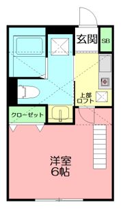 ベルメール湘南辻堂の間取り画像