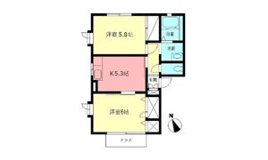 ベルデュールFIの間取り画像