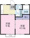 大八木ハイツの間取り画像