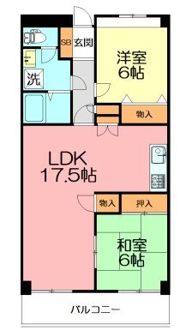 サンプラザ湘南の間取り画像