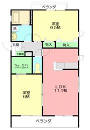 ヘーベルメゾン桜小路の間取り画像