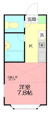パンシオン善行No．2の間取り画像
