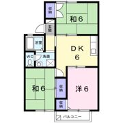 シャトレ湯川Aの間取り画像