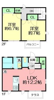 メジュール C棟の間取り画像