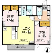 ドムスクレスト湘南台の間取り画像