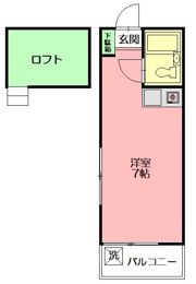 上倉田町アパートの間取り画像