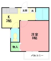 ブラッサムの間取り画像