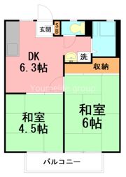 サニーハイツの間取り画像