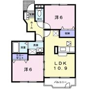 クラール開成の間取り画像