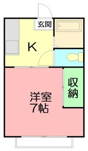 やまみハイツの間取り画像