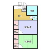 守屋アパートの間取り画像