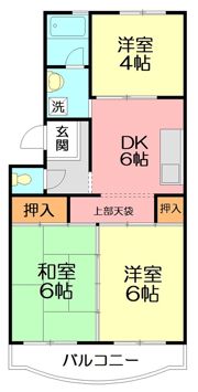 コートヴィレッジの間取り画像