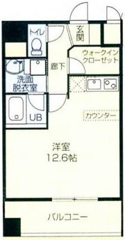 オパールマンションの間取り画像
