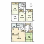 福田戸建の間取り画像