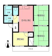 エミネンス・ハナBの間取り画像