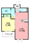 アジュールの間取り画像