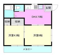 鈴木ハイツの間取り画像