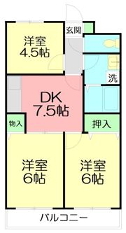 レジデンス中野の間取り画像