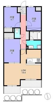 クリオ片瀬江の島壱番館の間取り画像
