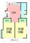 ハイツSATOの間取り画像