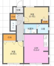 メゾンプレアデス E棟の間取り画像