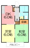 シャトレ妻田の間取り画像