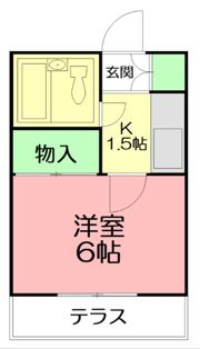 ベルメゾンはた野の間取り画像
