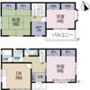 松が丘貸家32の間取り画像