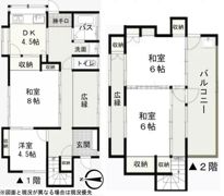 松田庶子貸家の間取り画像
