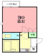 相湘22岡田ハイツの間取り画像