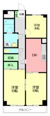 ペアコート伊勢原の間取り画像