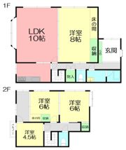 松浪1丁目 田嶋邸の間取り画像