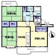 くずは台団地9号棟の間取り画像
