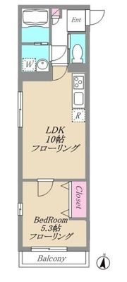 アムール渚の間取り画像