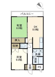 メゾンカワベの間取り画像