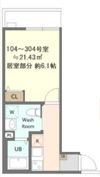 中新田新築A号棟の間取り画像