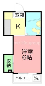 英桜コーポの間取り画像