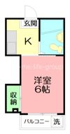 英桜コーポの間取り画像