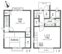 加山ハイツ東の間取り画像