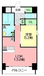 レイディアント湘南台の間取り画像